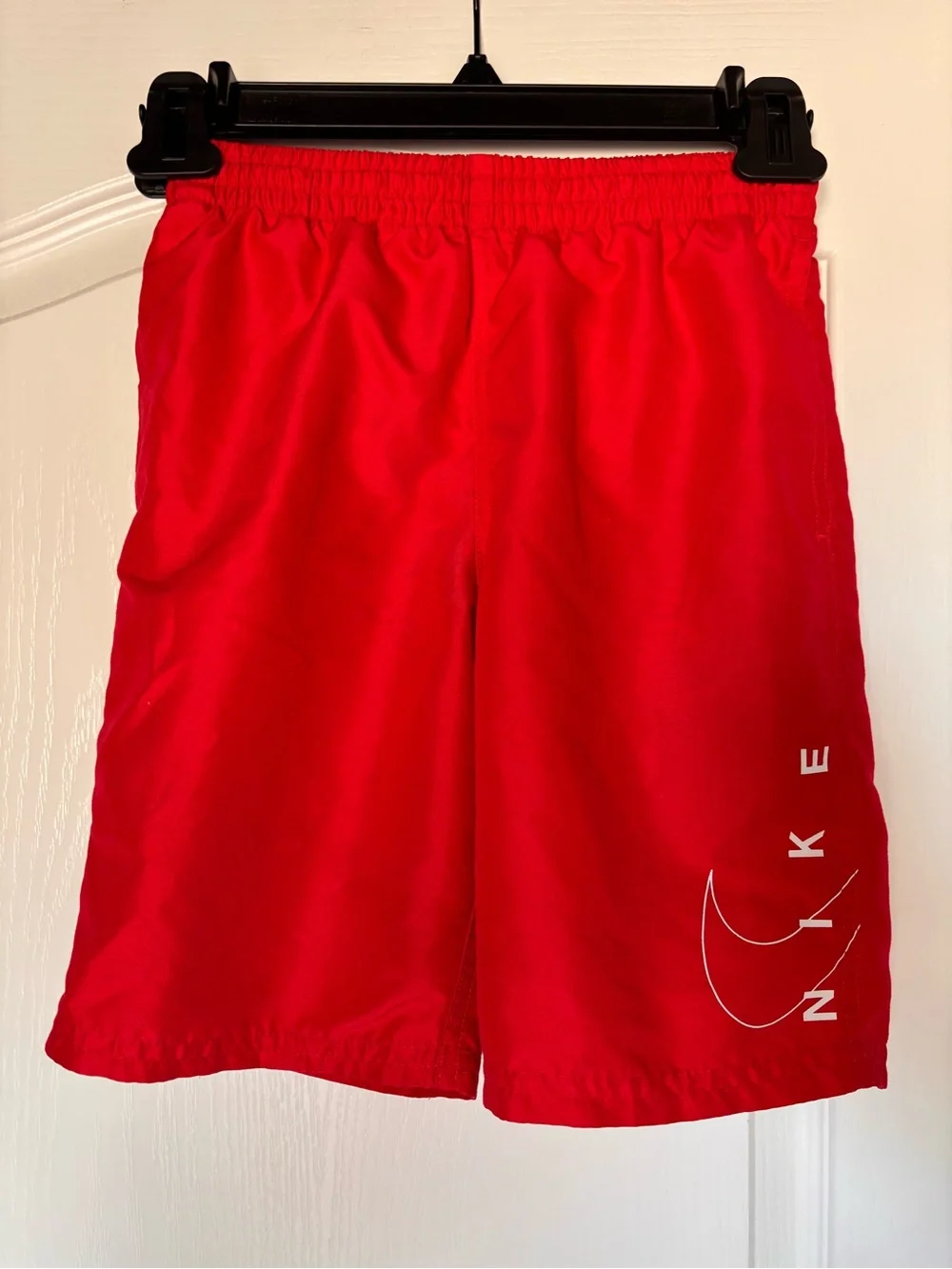Nike Logo Boys Swim Shorts Small lined small